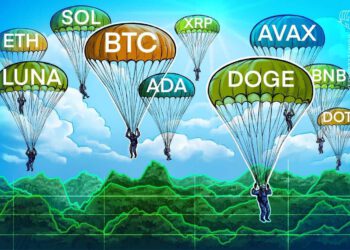 Bitcoin (BTC), Ether (ETH) und Terra (LUNA)