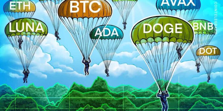 Bitcoin (BTC), Ether (ETH) und Terra (LUNA)