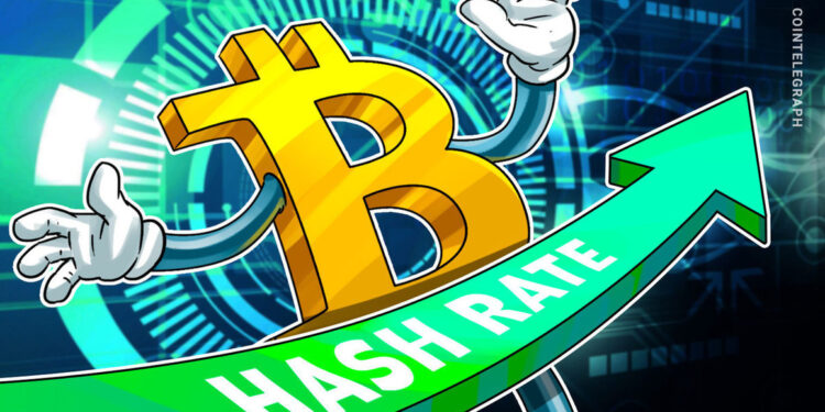 Bitcoin-Hashrate trotz schwachem Kurs auf neuem Rekordhoch