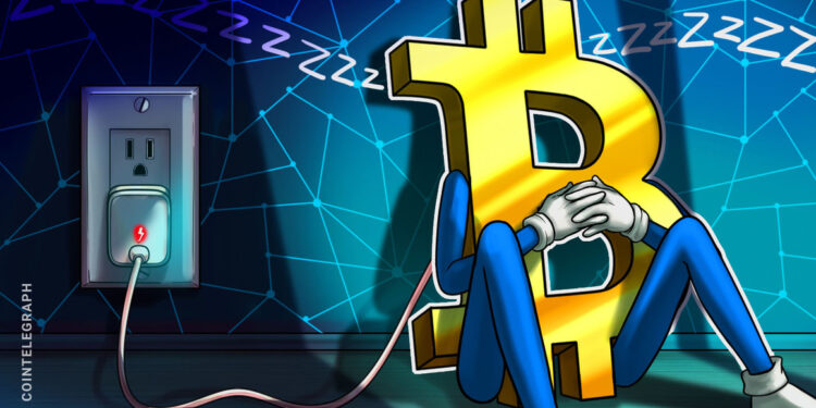 Stromverbrauch von Bitcoin (BTC) fällt auf 10,65 Gigawatt (GW)
