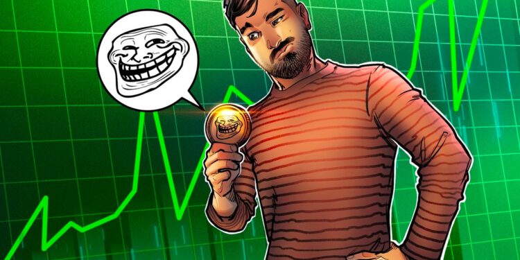Memecoins steigen stark und Bitcoin steckt dahinter