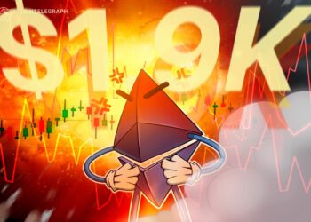 Ethereum-Kurs bei 1.900 US-Dollar im Zwiespalt – Weitere Verluste oder neue Nachfrage?