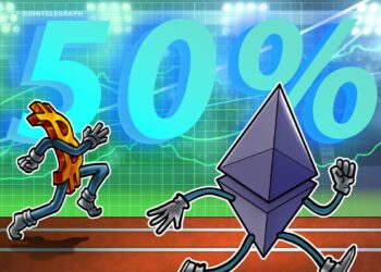 Ethereum deutet starken Aufschwung gegenüber Bitcoin an