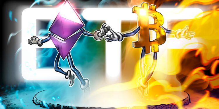 Ethereum-ETFs übertreffen Bitcoin-ETFs sechs Tage in Folge
