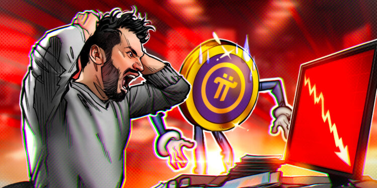 Pi Coin fällt auf 0,25 USD