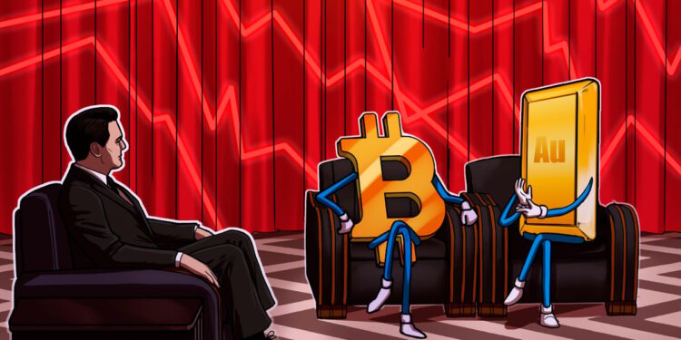 Bitcoin trotz Abschwung deutlich unterbewertet im Vergleich zu Gold