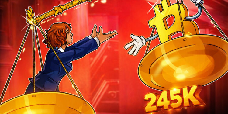 Bitcoin-Besitzer verkaufen 245.000 Bitcoin (BTC): Weiterer Rückgang?