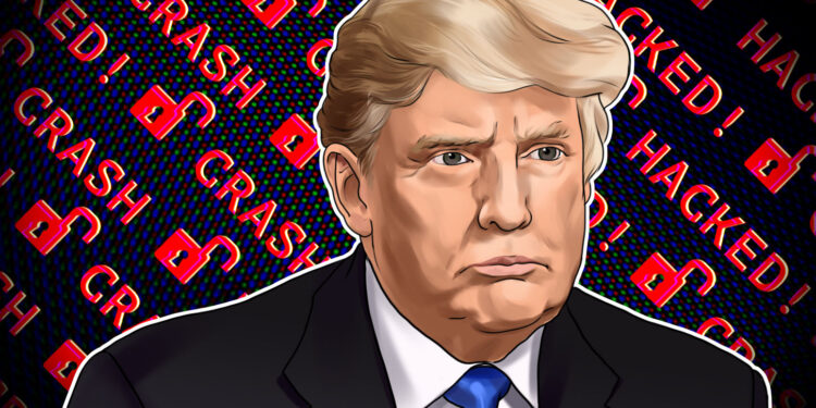 Krypto-Betrüger verunstalten Trump-Kampagnenwebseite kurz vor US-Wahl